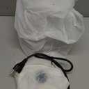 Hazel Quinn Electric Kettle - 1L/34oz Small Tea Kettle, 800W Fast Boil, All 304 Stainless Steel Interior, Double Wall for Cool Touch and Thermal, Auto Shut-Off, BPA-Free, Cordless - Pearl White