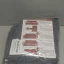 U-NICE HOME Recliner Chair Covers Reversible Chair Cover Pet Covers for Dogs with Elastic Straps Water Resistant Diamond Quilted (23'' Armchair, Dark Blue/Light Grey)