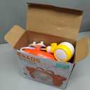 Red Crab Bath Toys for Kids 1-3 & Babies 6-12 Months, Baby Bath Shower Head, Rechargeable Light Up Bubble Machine with Music, Birthday for Toddler Girls Boys (Bathtub Use)