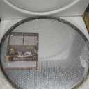 1st owned Round Wall Mirror Bronze 24 Inch -Circular Metal Framed Wall Mounted Mirror, Hanging Round Modern Decorative for Entryway Bathroom, Living Room, Bedroom (24"L x 1"W)