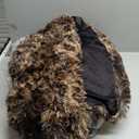 XeGe Luxury Faux Fur Leopard Print Blanket, Soft Cheetah Patterned Fluffy Bed Blanket, Shaggy Plush Decorative Couch Throw, Cute Furry Animal Print Fuzzy Throw for Sofa Bed Couch, Brown, 60x90