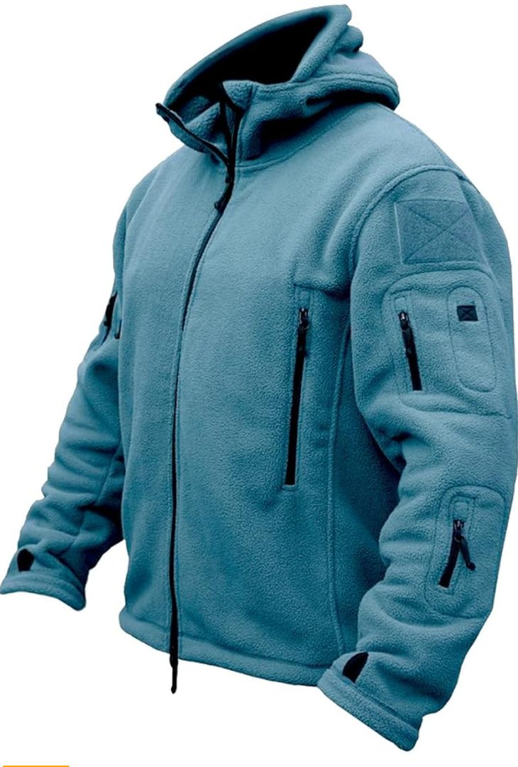 ReFire Gear Men's Warm Military Tactical Sport Fleece Hoodie Jacket, L