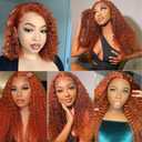 Ginger Bundles Human Hair 350 Bundles 16 18 20 inch Ginger Deep Wave Bundle #350 Human Hair Bundle 150g