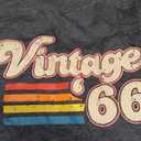 1966 Vintage Birthday T-shirt, Retro 60th Birthday Gift (Heather Dark Grey, XL)