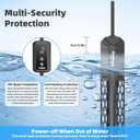 FREESEA Aquarium Heater for Fish Tank: 100W/200W/300W/500W Submersible Fish Tank Heater with Over-Temperature and Off-Water Protection for 75-120 Gallon Saltwater and Freshwater