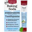 Red Seal Hydroxyapatite Baking Soda Toothpaste  Fluoride Free, NATRUE Certified Natural  Supports Enamel Mineralization and Brightens Teeth Naturally, SLS & Paraben Free, Vegan, Cruelty-Free (3.5 Ounce (Pack of 1))
