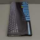 Large Print Backlit Wireless Keyboard  Silent Keyboards with Wrist Rest, 7-Color Light up, Quiet Low Profile Keys, 2.4G Wireless Rechargeable Full Size Keypad for Computer Laptop Windows, Black