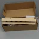 Fun Memories Picture Ledge Shelf for Wall, 16 inch Pine Wood Nursery Book Shelves Set of 4- Wall Book Shelves for Kids Room, Home Decor - Kitchen Spice-Natural