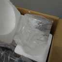 Unicozin Modern Bathroom Light Fixtures, 3 Light Vanity Lights, Black Wall Lamp with Clear Glass for Bathroom, Mirror, Living Room, Bedroom, Hallway, E26 Base