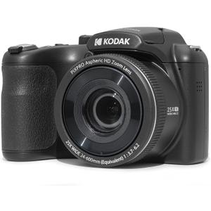 Kodak PIXPRO AZ255-BK 16MP Digital Camera 25X Optical Zoom 24mm Wide Angle Lens Optical Image Stabilization 1080P Full HD Video 3" LCD Vlogging Camera (Black)