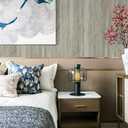 Safiyya Contact Paper Wood Grain Peel and Stick Wallpaper Self Adhesive Removable Wallpaper for Countertops Kitchen Wallpaper for Cabinets and Drawers Vinyl Waterproof Contact Paper 393"15.7" (Gray)