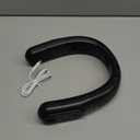 OLV Rechargeable 4 Turbo 6000mAh Portable Neck Fan - 360 Cooling Airflow, 3 Speeds, LED Battery Display, Foldable, Bladeless - Personal Fan for Work, Travel, Outdoor Activities - Black