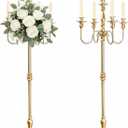 LoveCat Candlestick Holder Candelabras: 48.8" Tall Candleholders (2pcs)