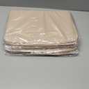 SNWDN 4 Pack Closet Cloth Storage Bins for Shelves, Medium Storage Baskets for Shelves, Fabric Bins for Closet organization with Handles（ Beige 15''L x 10''W x 8''H）