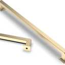 Asidrama 10 Pack 10 Inch(256mm) Brushed Brass Cabinet Pulls Cabinet Handles Cupboard Handles Kitchen Cabinet Hardware for Cupboard Drawer Pulls