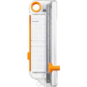 Fiskars Rotary Bypass Trimmer, Self-Sharpening Blade with Aluminum Rail, 12-Inch