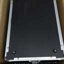 Stagiant Rolling Makeup Case Cosmetology Case on Wheels 4 in 1 Large Cosmetic Organizer Train Case Makeup Travel Case with Key Swivel Wheels Nail Artist Salon Storage Traveling Cart Trunk Black