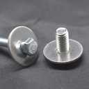 304 Stainless Fender Flat Washer Large Assortment Set for Screw Hardware Lock 75pcs (M4 M5 M6 M8 M10), with Case