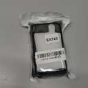 CboZpfa Camera Case for Canon PowerShot SX740/ SX730, Soft Silicone Protective Bag Removable Lens Cover, Anti-Scratch Slim Fit Lightweight Protective, 2 LCD Tempered Films, 1 Wrist Strap - Black