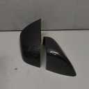 2Pcs Mirror Caps Guard For Tesla Model Y Rearview Cover, Compatible with Model Y 2021-2024 ABS Rear Side Mirror Cover Exterior Accessories (Glossy Carbon Fiber Print, Model Y)