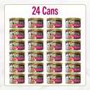 Purina Fancy Feast Savory Centers With Salmon Gourmet Wet Cat Food Pate With Gravy Center - (Pack of 24) 3 oz. Cans (EXP 03/31/28)
