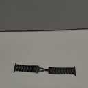 FiNESTONE CRNS03 Titanium Watch Band for Apple Watch Ultra 3/2/1 49mm & Series 11/10 46mm, Adjustable Link & Butterfly Clasp for Apple Watch Ultra Band, Premium Color Match iWatch Metal Band for Men (Black)