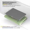 16 inch Laptop Sleeve for Lenovo Yoga 7i 16"/ Lenovo Slim Laptop/ThinkPad E16/ ThinkBook, Dell Inspiron 16 Plus Carrying Case Bag, Green