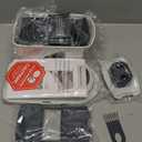 Mueller Pro-Series All-in-One, 12 Blade Mandoline Slicer for Kitchen, Food Chopper, Vegetable Slicer and Spiralizer, Cutter, Dicer, Grater, Kitchen Gadgets Sets with Container, White Sand/Gray