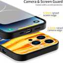 Berkin Arts Compatible with iPhone 15 Pro Max Case Silicone Cover with Screen Protector Shock Art Abstract Painting (The Scream by Edvard Munch)