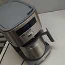 GE Drip Coffee Maker With Timer | 10-Cup Thermal Carafe Coffee Pot Keeps Coffee Warm for 2 Hours | Adjustable Brew Strength | Wide Shower Head for Maximum Flavor | Kitchen Essentials | Stainless Steel