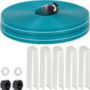 LINEX Sprinkler Soaker Hose 75 ft for Garden Lawn Watering Hose with Stakes
