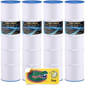 POOLPURE PLESL105 Pool Filter Replace Jacuzzi PLESL105, J-CQ420, 4-Pack