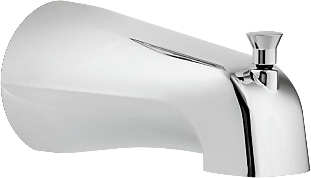 Moen Replacement Bathtub Spout with Lift Rod Diverter for Tub and Shower, Chrome Finish, 3801
