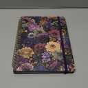 2026 Planner, Weekly and Monthly Calendar Planner for Women, Jan 2026 - Dec 2026, Hardcover Planning Agenda book with Tabs, Spiral Bound, Inner Pocket, Perfect for School Office Supplies, 6.3" x 8.5" - Midnight Bloom