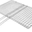 Stainless Steel Grill Basket for Bbq with Even Cooking and Easy Cleaning, for Vegetables and Fish