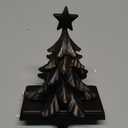 DAJAMAI Christmas Stocking Holder for Mantel, 3D Xmas Tree Metal Stocking Hooks for Fireplace - Christmas Tree Stocking Hanger for New Year Holiday Gifts Fireplace Decor Non-Skid Durable and Sturdy