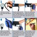 HCS Extra Large Blood Pressure Cuff, Manual - Adult BP Cuffs - XL Manual Blood Pressure Cuff Arm Monitor - Aneroid Sphygmomanometer - Medical Grade, Home Use, Elderly Care - w/Carrying Case