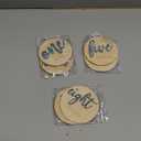 Baby Monthly Milestone Discs for Boy: Milestone Marker Circles Wooden Cards from 1-12 Months for Photo Props - Newborn Age Signs for Gifts (Blue)