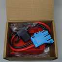 Power Wheel Adapter for Milwaukee M18 Battery Adapter 18V Power Wheel Battery Converter with Wire Harness Connector Compatible with Peg-Perego Children's Riding Toys 12AWG Wire Connector with Switch