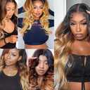 26 28 30 Inch Ombre Bundles Human Hair Body Wave Bundle T1B/4/613 Blonde 3 Bundles 300g/Pack Unprocessed Brazilian Virgin Hairs Double Weft Weaves Hair Extensions