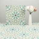 Elffloor Peel and Stick Floor Tile 11.8 in11.8 in Blue Vinyl Flooring Self-Adhesive Waterproof for Kitchen, Bedroom, Living Room, Bathroom,10pcs