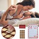 5 x Noxozoqm 14 Things I Love About You Scratch Off Cards, Valentine's Day Greeting Cards, 2Pcs