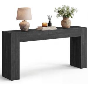 VASAGLE 63 Inches Entryway Table, Thick Tabletop Console Table, Farmhouse, 11.8"D x 63"W