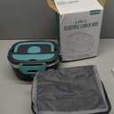 Geveniss Electric Lunch Box for Men, Women & Adults  80W Fast Heating  Heated Lunch Box with Dual 1.5L SS Containers  Portable Food Warmer for Car, Truck, Office