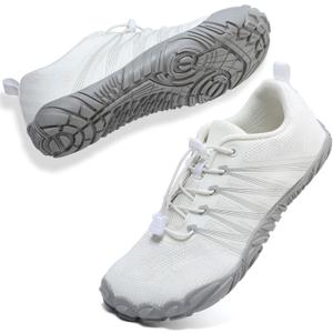 Barefoot Shoes Women Men Minimalist Shoe Wide Toe Box Zero Drop (White)