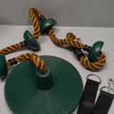 Climbing Rope with Platforms and Disc Swing Seat Set Playground Accessories Including Bonus Hanging Strap & Carabiner Tree Swing for Kids Rope Swings for Tree