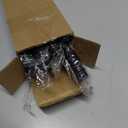 Curtain Rods 48 to 84 Inch, Black 1 Inch Adjustable Heavy Duty Curtain Rods for Windows, Decorative Modern Window Treatment Rod, Telescopic Splicing Metal Drapery Pole, Easy Installation (36''-88'' (1 Pack))