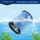 ATXKXE VF5000 Replacement Filter for ridgd 5-20 Gallon Wet Dry Vacuums WD1450 WD0970 WD1270 WD09700 WD06700 WD1680 WD1851 RV2400A, 2 Pack