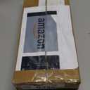 Floating Shelves for Wall Decor, White and Grey Shelves for Bathroom, Living Room, Bedroom, Picture Frames, Plants, Kitchen (Set of 3) (16")