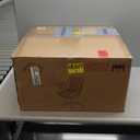 YFO Home Office Desk Chair Office Rubber Casters Ergonomic Computer Chair with Lumbar Support Adjustable Height Rolling Swivel Executive Task Armrests Chair Brown Leather (Mid Back)